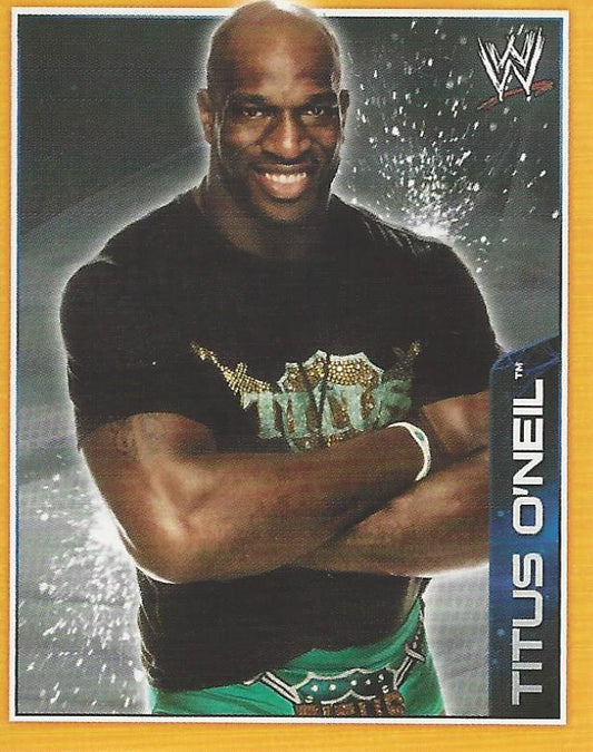 WWE Topps A-Z Sticker Collection 2014 Titus O'Neil #143