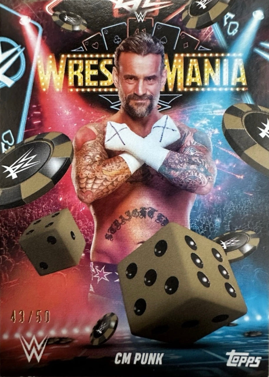 CM Punk trading card PW Catalog
