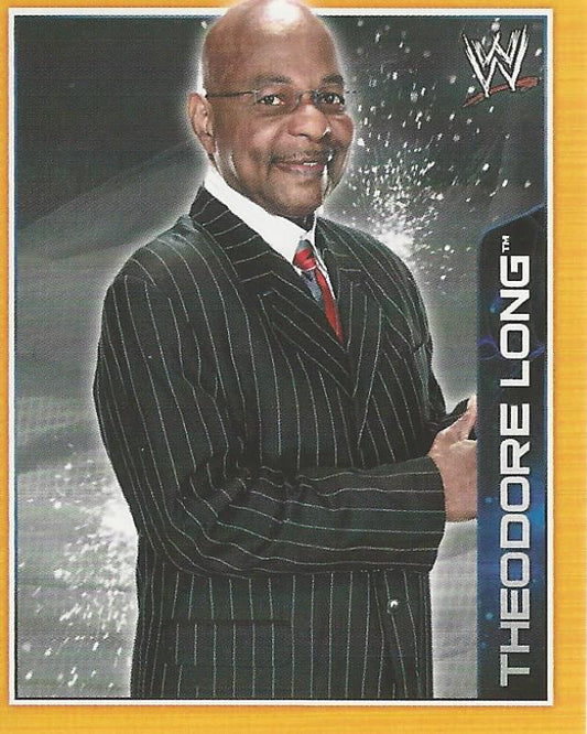 WWE Topps A-Z Sticker Collection 2014 Teddy Long #144
