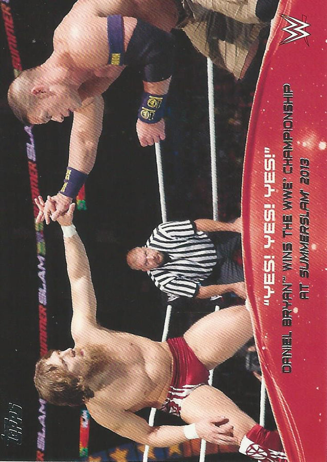 WWE Topps 2015 Daniel Bryan 4 of 10 trading card PW Catalog