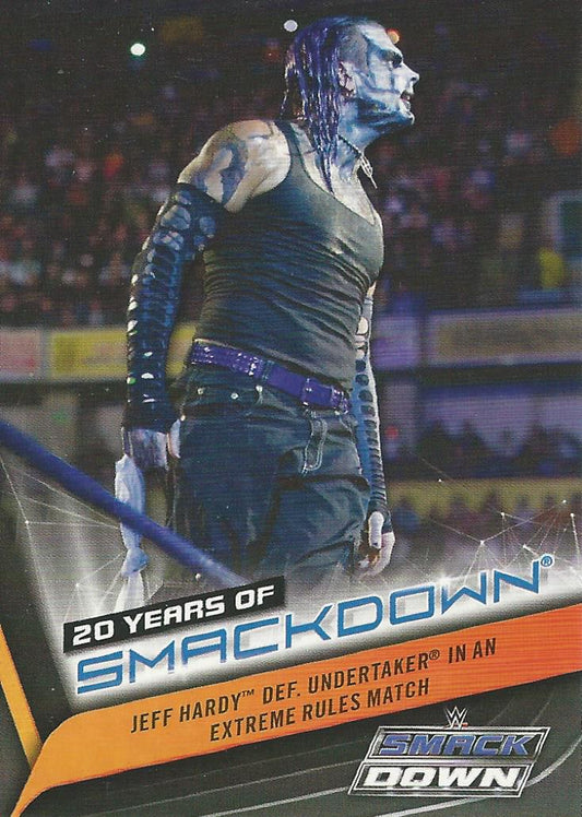 WWE Topps Smackdown 2019 Jeff Hardy SD-24 trading card PW Catalog