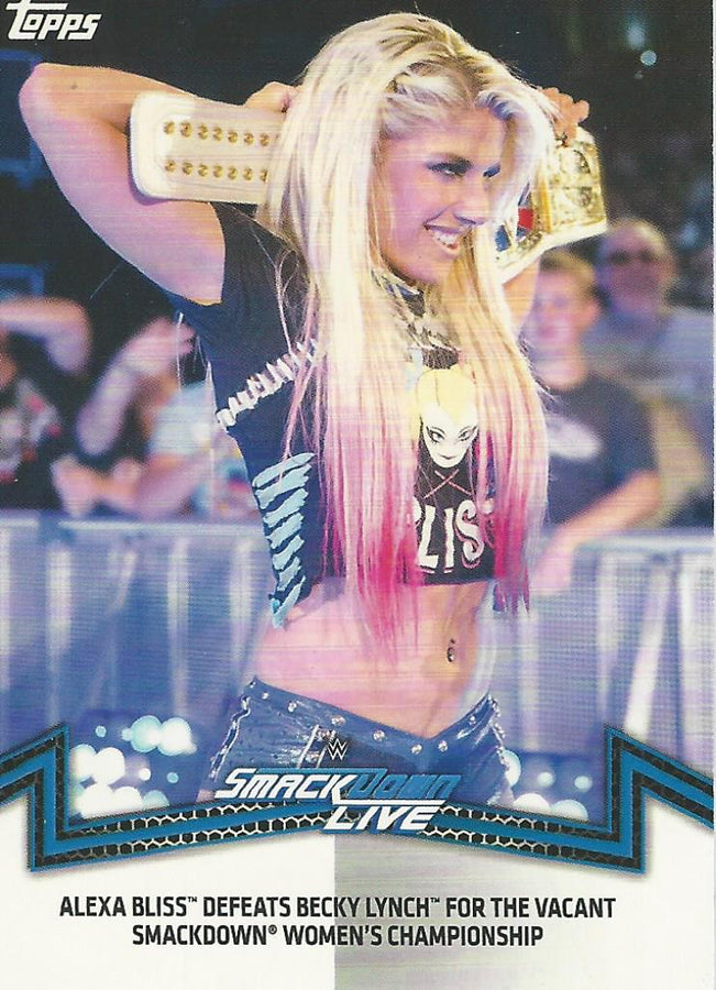 WWE Topps Women Division 2018 Alexa Bliss SDL-4 trading card PW Catalog