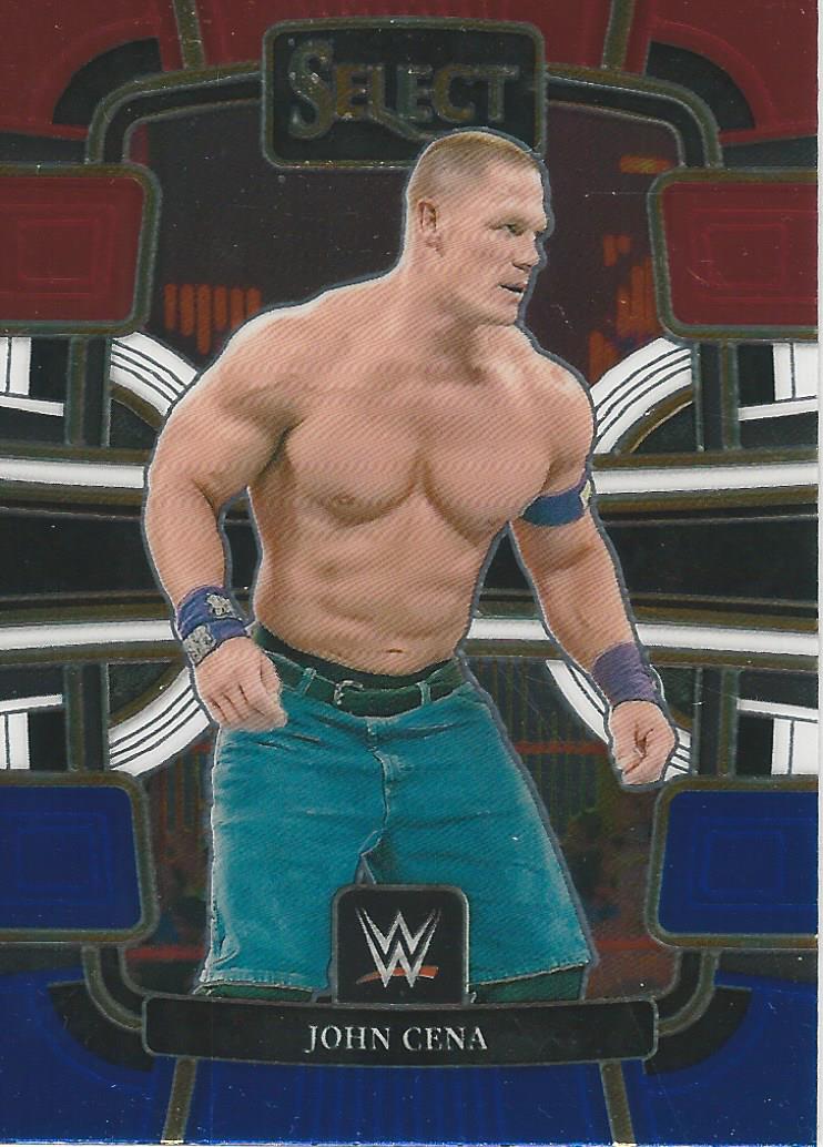 WWE Panini Select 2024 Blue/Silver/Red John Cena #23