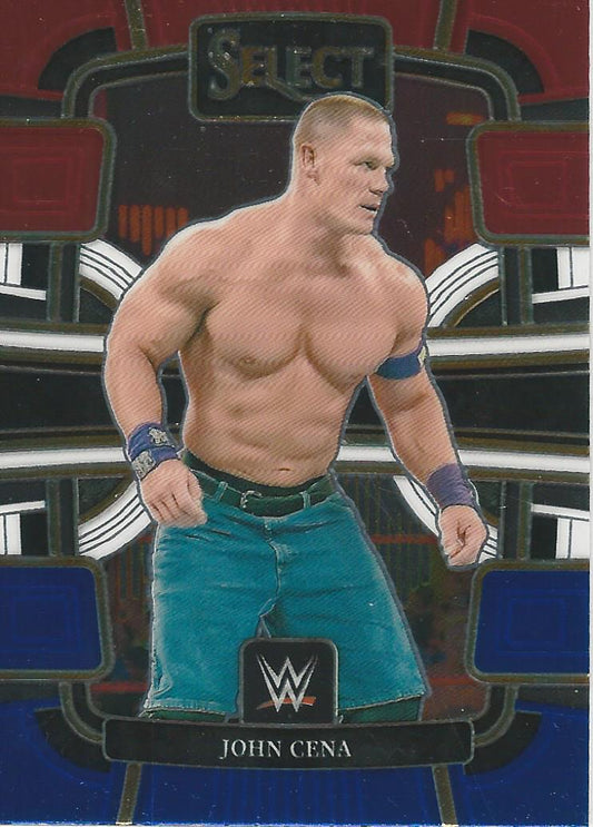 WWE Panini Select 2024 Blue/Silver/Red John Cena #23