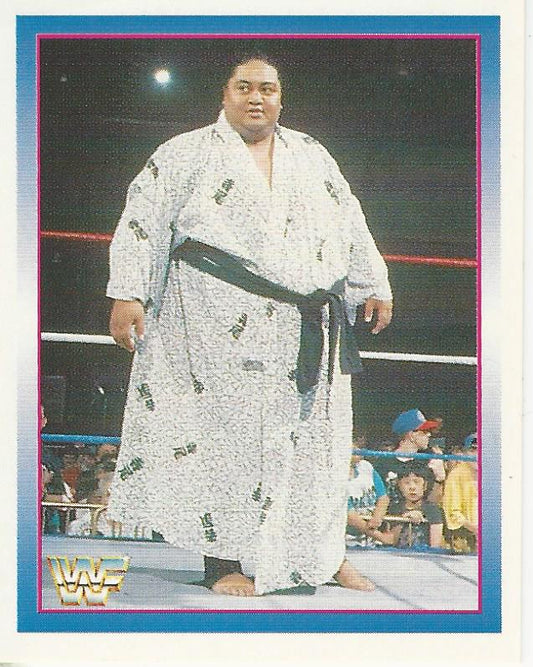 WWF Merlin Stickers 1995 Yokozuna #144