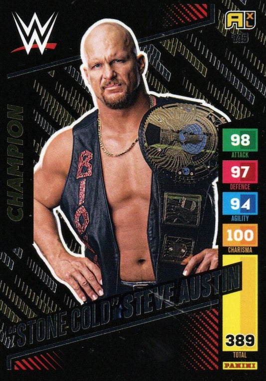 “Stone Cold” Steve Austin trading card PW Catalog