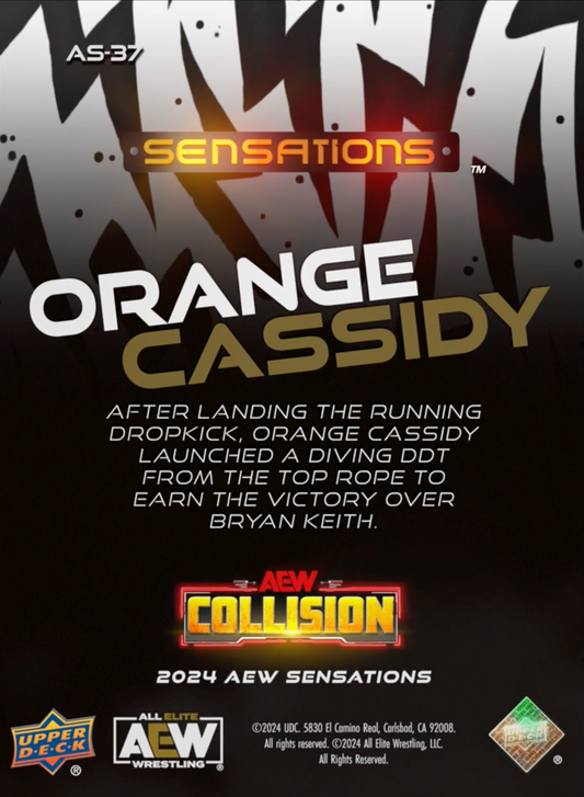 9/6/24 – Orange Cassidy – Orange Cassidy Hits Bryan Keith With a Running Dropkick and Gets the Win