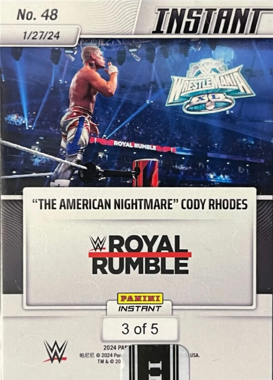 “The American Nightmare” Cody Rhodes – “The American Nightmare” Cody Rhodes Wins Men’s Royal Rumble Match - image 2