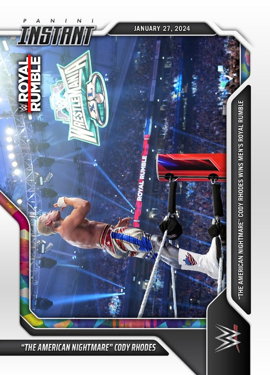 “The American Nightmare” Cody Rhodes – “The American Nightmare” Cody Rhodes Wins Men’s Royal Rumble Match