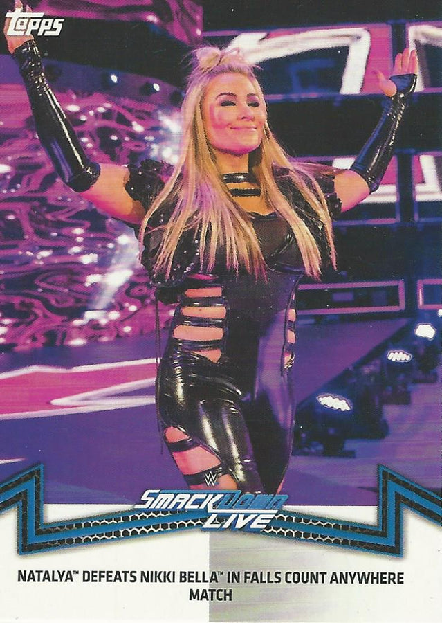 WWE Topps Women Division 2018 Natalya SDL-5 trading card PW Catalog