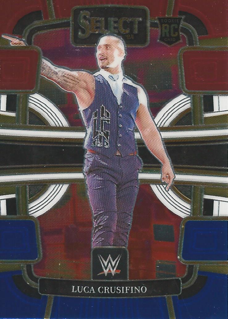 WWE Panini Select 2024 Blue/Silver/Red Luca Crusifino #28