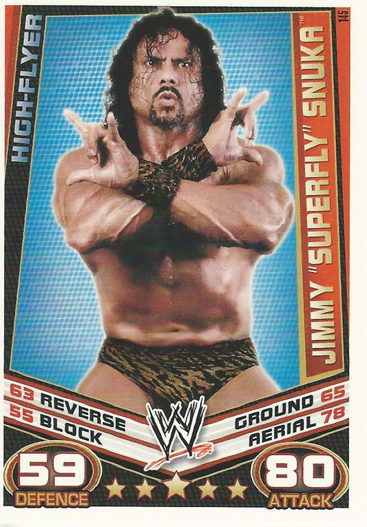 WWE Topps Slam Attax Rebellion 2012 Jimmy Snuka #145
