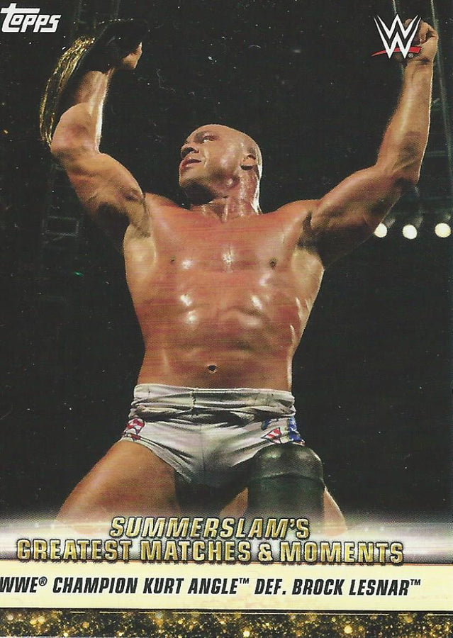 WWE Topps Summerslam 2019 Kurt Angle GM-23 trading card PW Catalog