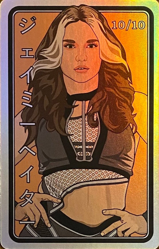 Jamie Hayter trading card PW Catalog
