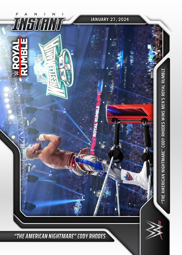 “The American Nightmare” Cody Rhodes – “The American Nightmare” Cody Rhodes Wins Men’s Royal Rumble Match
