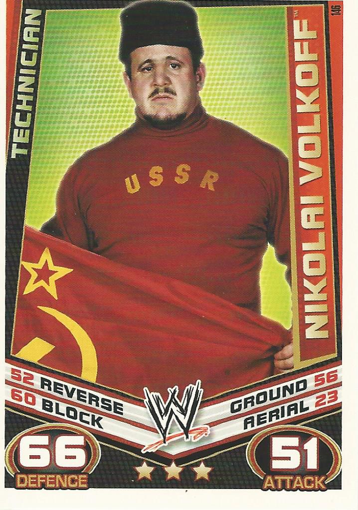 WWE Topps Slam Attax Rebellion 2012 Nikolai Volkoff #146