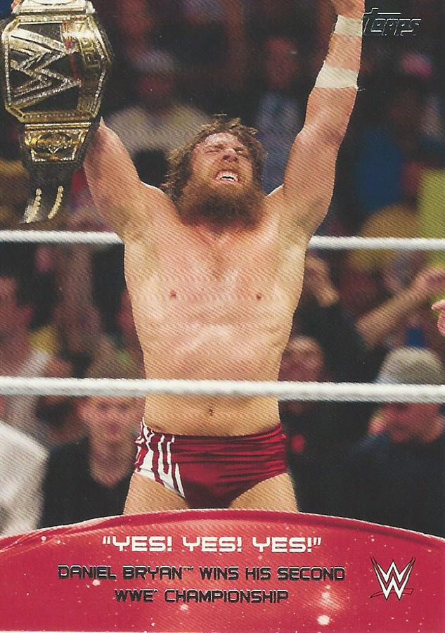 WWE Topps 2015 Daniel Bryan 6 of 10 trading card PW Catalog
