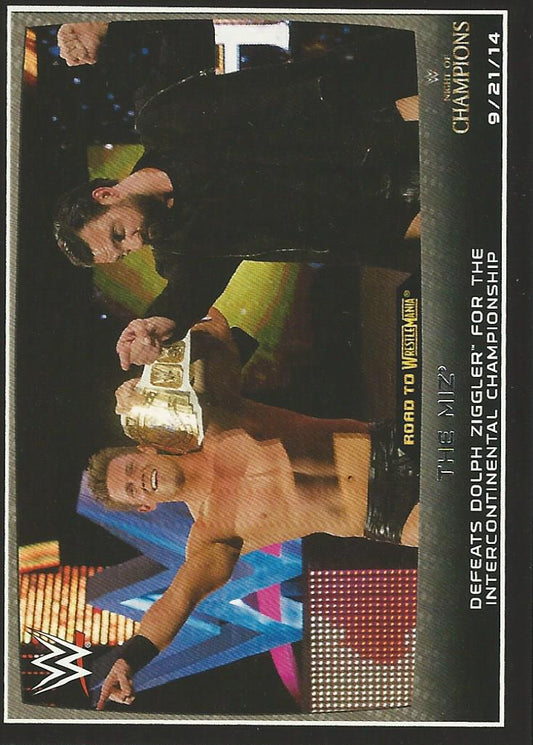 WWE Topps Road to Wrestlemania 2015 The Miz #46