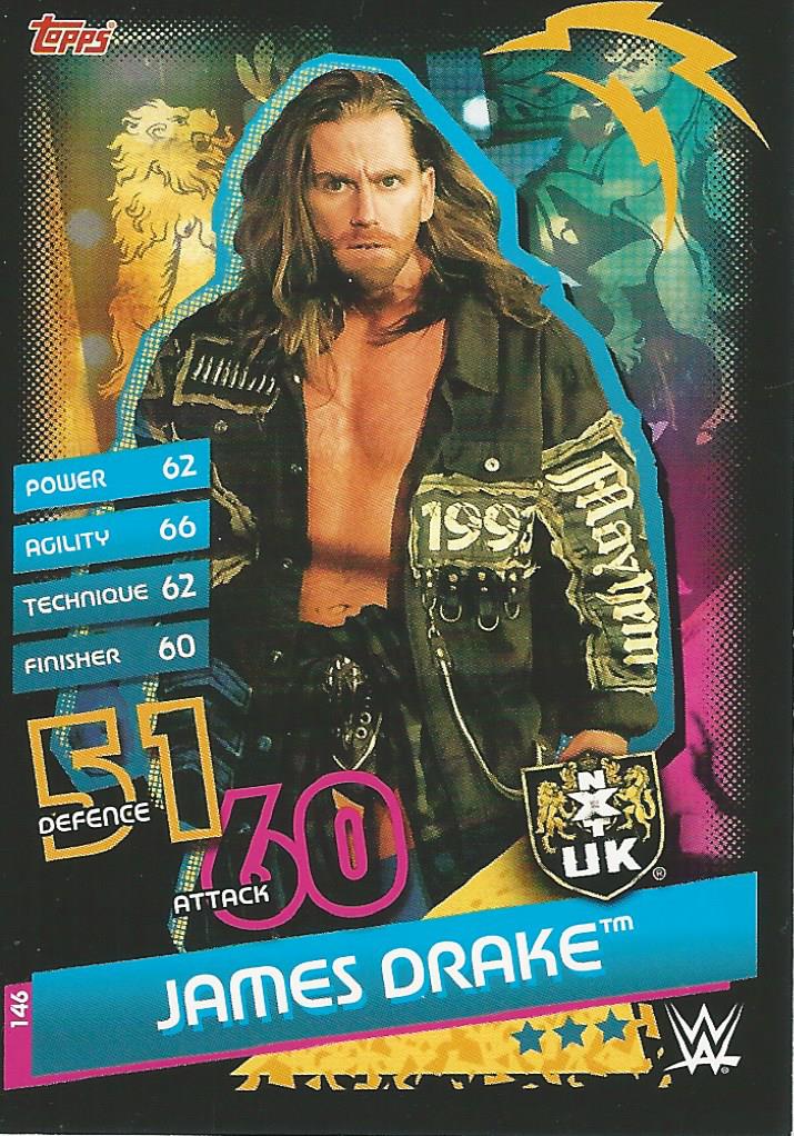 WWE Topps Slam Attax Reloaded 2020 James Drake #146 NXT UK