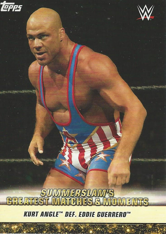 WWE Topps Summerslam 2019 Kurt Angle GM-24 trading card PW Catalog