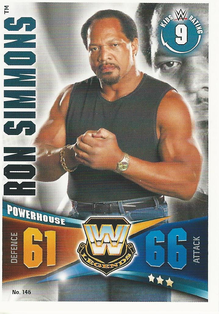 WWE Topps Slam Attax Rivals 2014 Ron Simmons #146