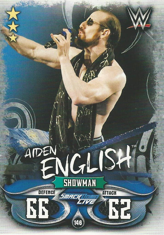 WWE Topps Slam Attax Live 2018 Aiden English #146