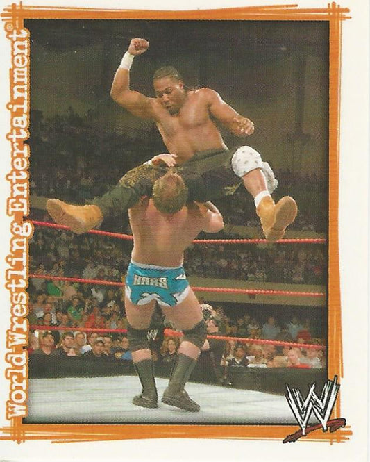 WWE Topps Superstars Uncovered 2007 Sticker JTG #146