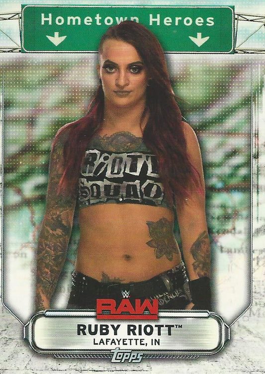 WWE Topps Raw 2019 Ruby Riott HH-34 trading card PW Catalog