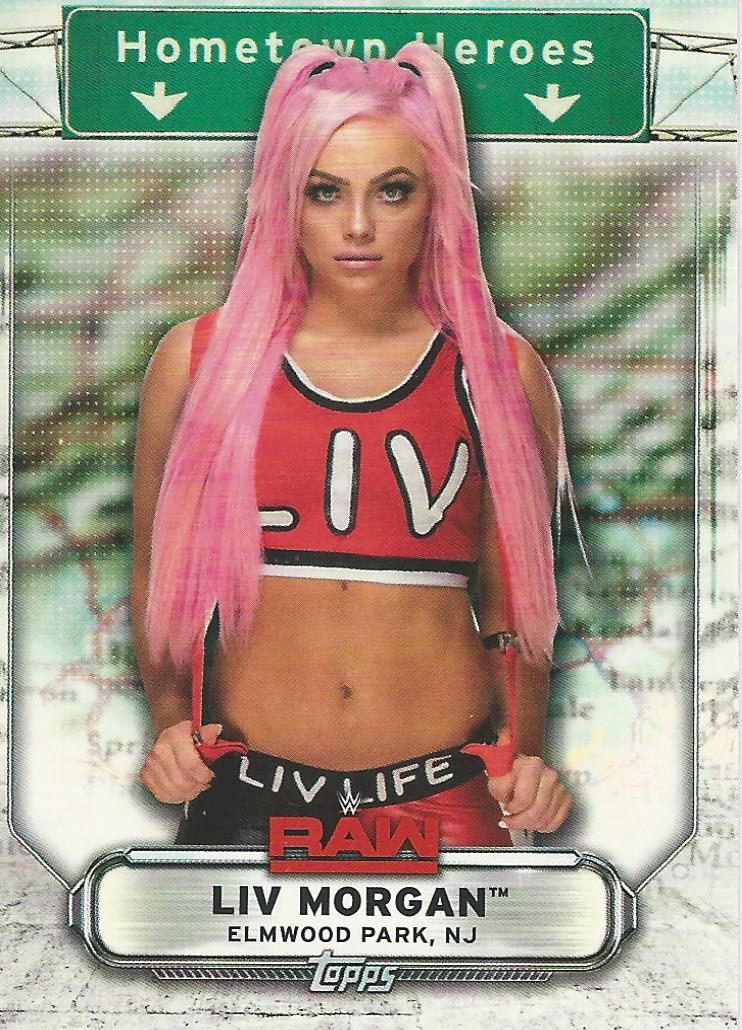 WWE Topps Raw 2019 Liv Morgan HH-23 trading card PW Catalog