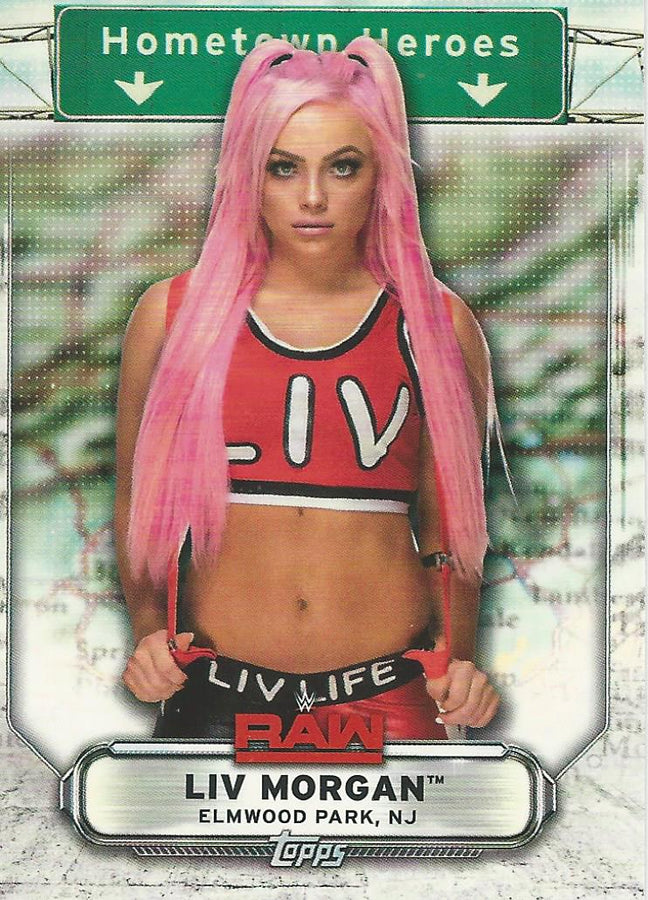 WWE Topps Raw 2019 Liv Morgan HH-23 trading card PW Catalog