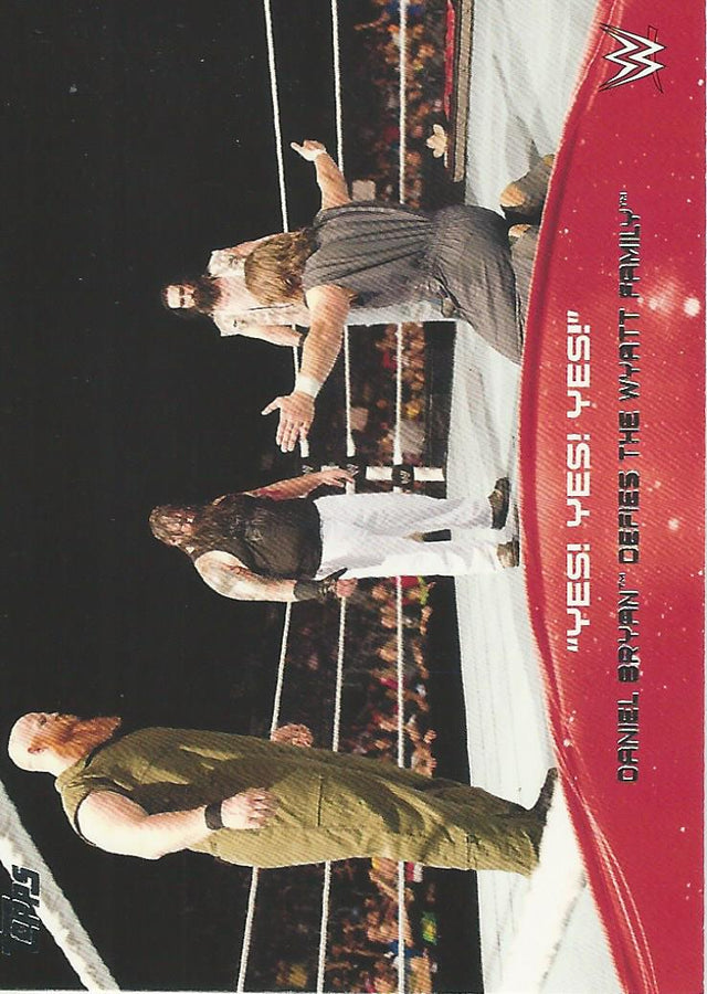 WWE Topps 2015 Daniel Bryan 7 of 10 trading card PW Catalog