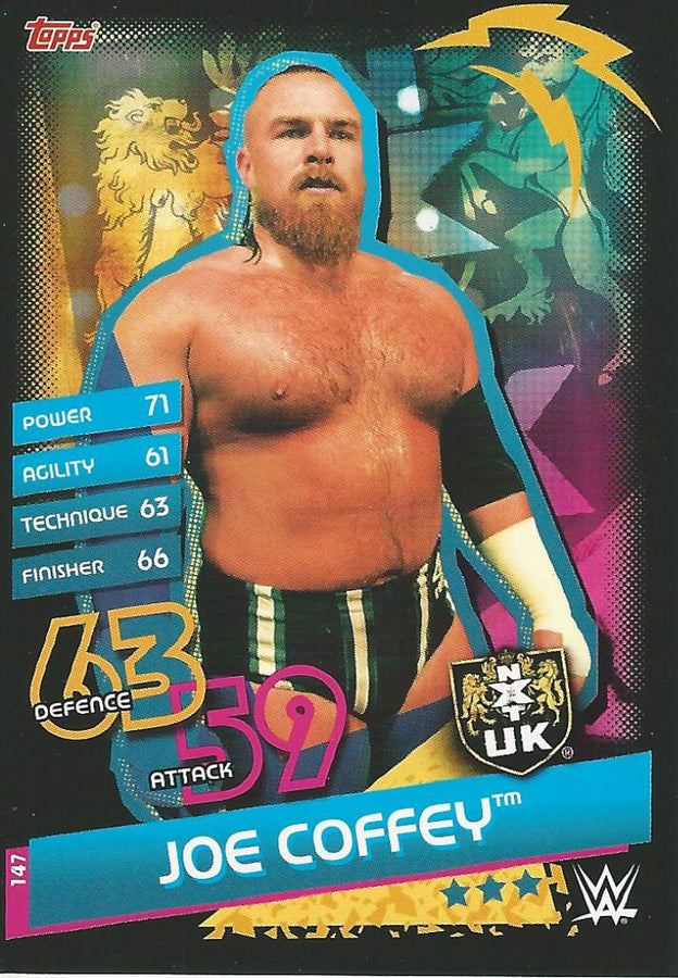 WWE Topps Slam Attax Reloaded 2020 Joe Coffey #147 NXT UK