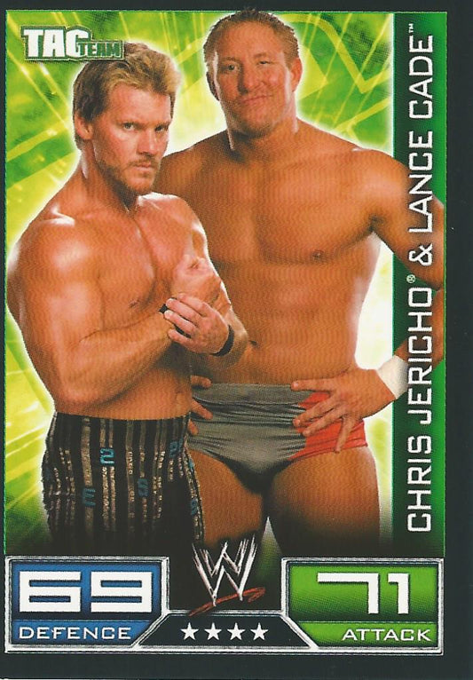 WWE Topps Slam Attax 2008 Chris Jericho and Lance Cade #147