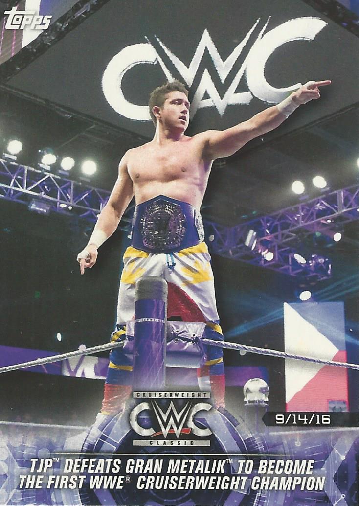 WWE Topps Road to Wrestlemania 2018 TJP #47