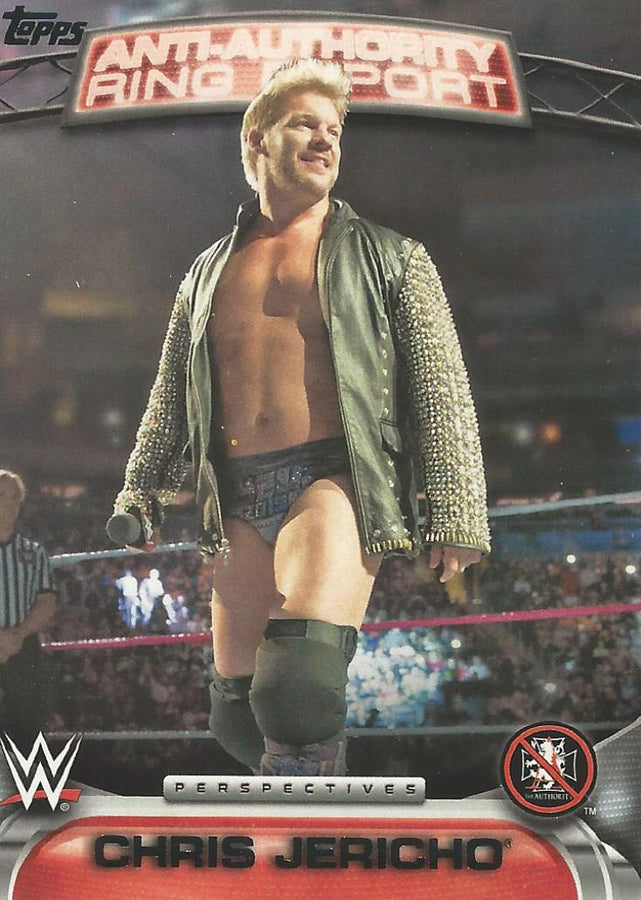 WWE Topps 2016 Chris Jericho 17AA trading card PW Catalog
