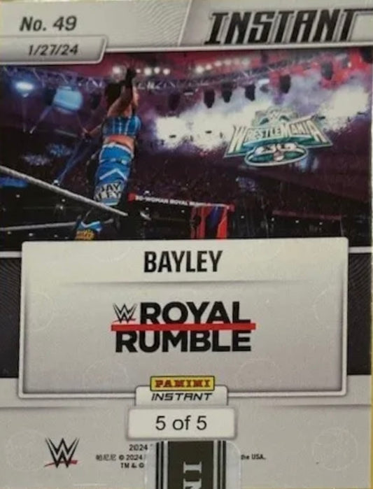 Bayley – Bayley Wins Women’s Royal Rumble