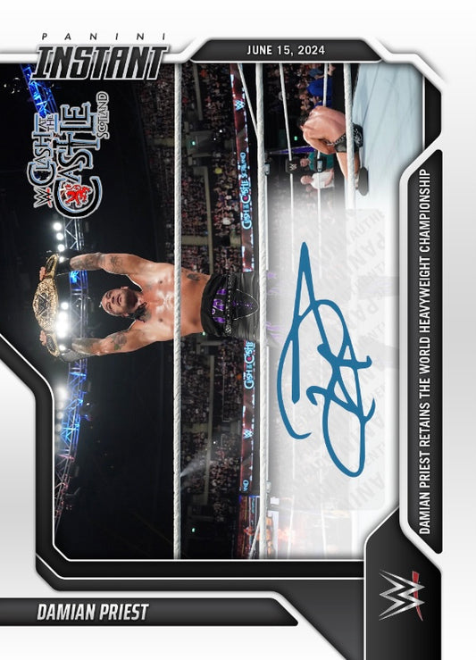 Damian Priest – Damian Priest Retains the World Heavyweight Championship trading card PW Catalog