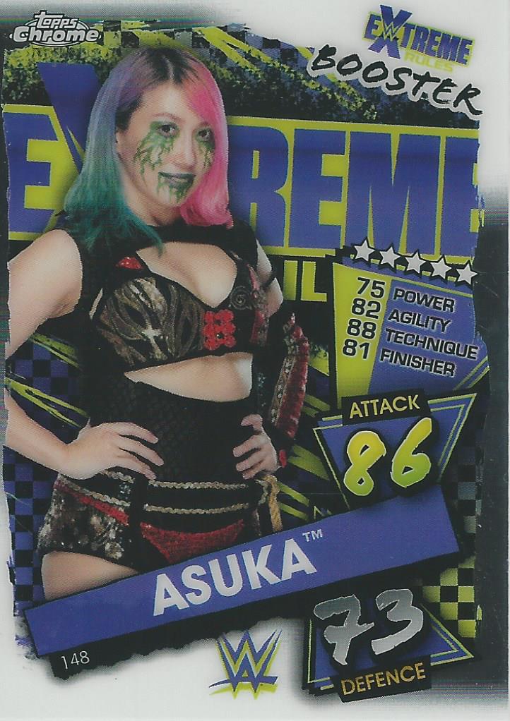 WWE Topps Slam Attax Chrome 2021 Asuka #148