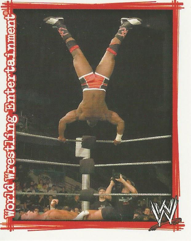 WWE Topps Superstars Uncovered 2007 Sticker Elijah Burke #148