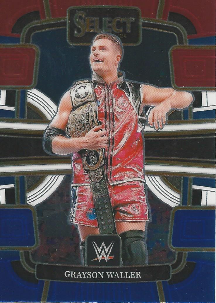 WWE Panini Select 2024 Blue/Silver/Red Grayson Waller #44