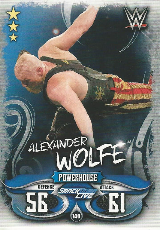 WWE Topps Slam Attax Live 2018 Alexander Wolfe #148