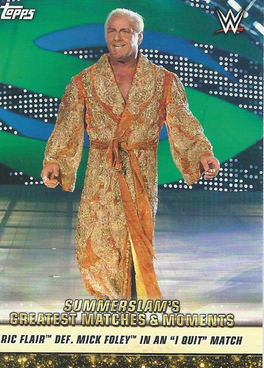 WWE Topps Summerslam 2019 Ric Flair GM-26 trading card PW Catalog