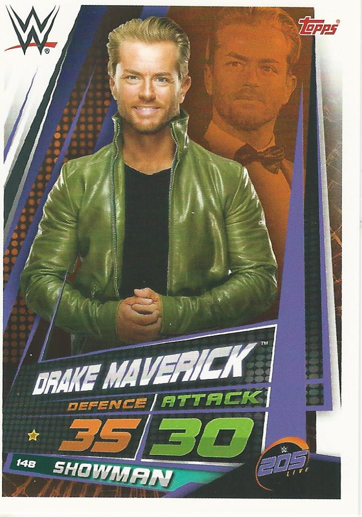 WWE Topps Slam Attax Universe 2019 Drake Maverick #148