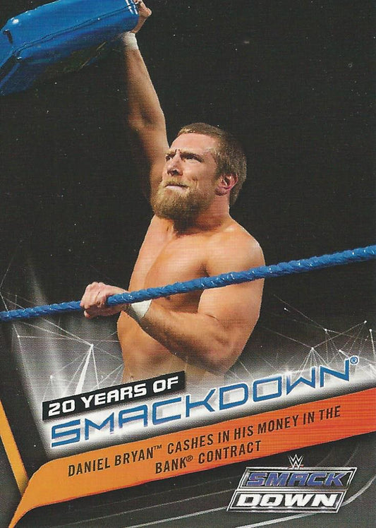 WWE Topps Smackdown 2019 Daniel Bryan SD-28 trading card PW Catalog