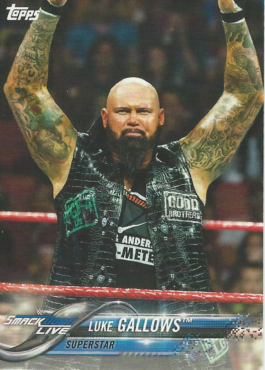 WWE Topps Then Now Forever 2018 Luke Gallows #148