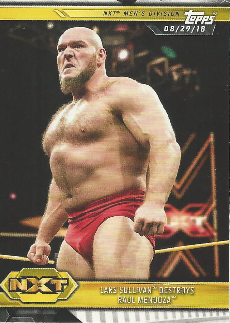 WWE Topps NXT 2019 Lars Sullivan #48