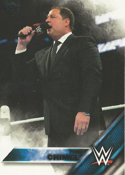 WWE Topps Then Now Forever 2016 Tony Chimel #148
