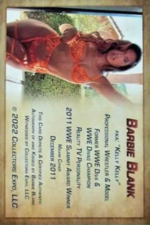 Barbie Blank trading card PW Catalog