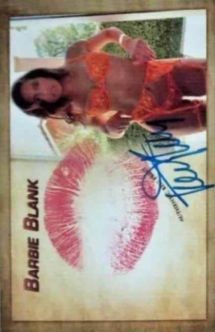 Barbie Blank trading card PW Catalog