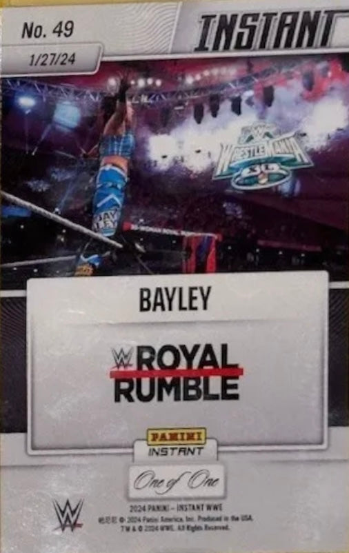 Bayley – Bayley Wins Women’s Royal Rumble